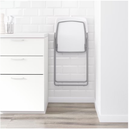 GHẾ GẤP NISSE IKEA - TRẮNG