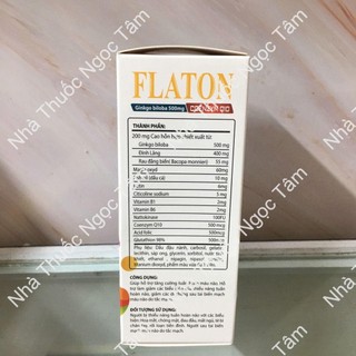 [Ảnh thật] Thực phẩm bảo vệ sức khỏe FLATON
