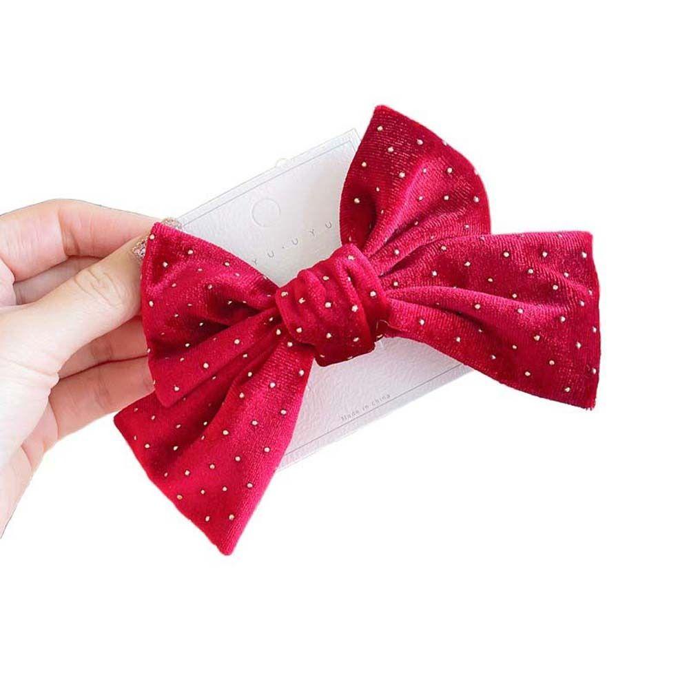 Kẹp Tóc Nơ Tua Rua Bằng Vải Bông Thời Trang Mùa Thu Dành Cho Bé Gái