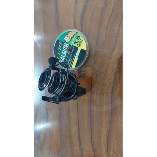 Máy câu cá deikio ac kim loại tặng dây câu lure x8 chuyên câu lure