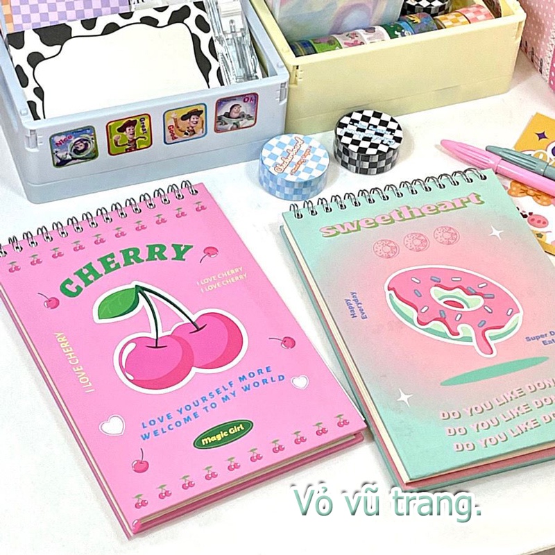 Đôi bàn kế hoạch 2023 365 Days Kawaii Daily Weekly Planner Management Schemek Notebooks School Supplies for students