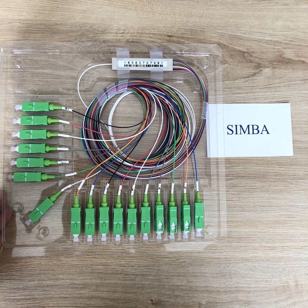 1 Bộ chia quang 1x16 ngõ Optical Splitter 1×16 TUBE chất lượng cao