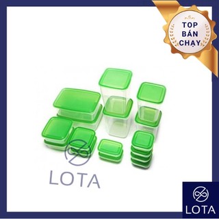 BỘ 17 HỘP NHỰA ĐỰNG THỨC ĂN combo plastic box nhiều kích cỡ chứa bảo quản thực phẩm LOTA SHOP