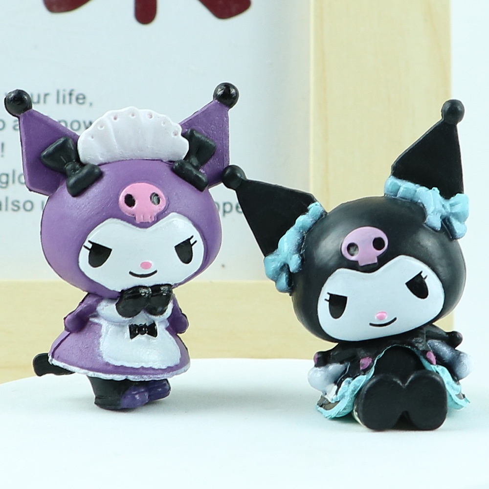 Set 5 Búp Bê Cô Hầu Gái Kuromi Melody Dễ Thương