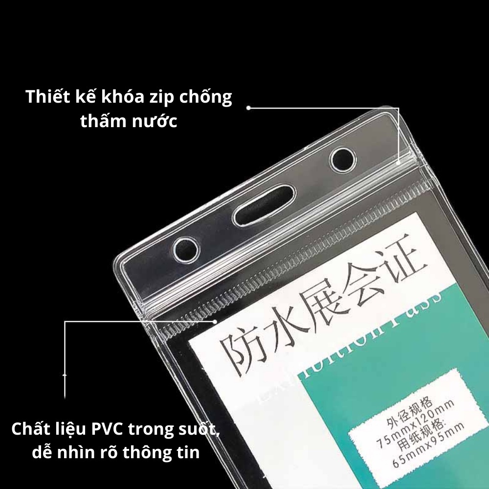 Thẻ Đeo Sinh Viên Dọc, Ngang  Thẻ Tên Nhân Viên, Học Sinh, Bao Thẻ, Bảng Tên Dẻo Trong Suốt