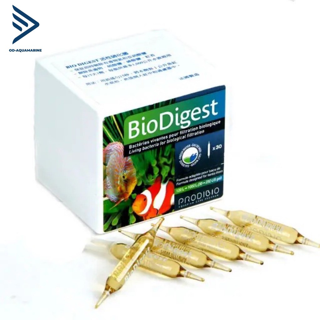 Vi sinh sống dành cho bể cá biển và hồ thuỷ sinh BIODIGEST (Tuýp lẻ) - PRODIBIO