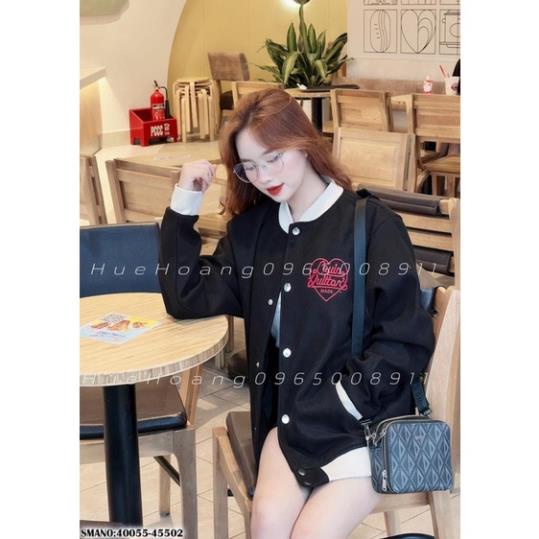 ⏩ Áo khoác nỉ bomber thu đông chữ thêu hàng siêu đẹp, áo khoác nỉ siêu chất nam 4 size S, M, L, XL