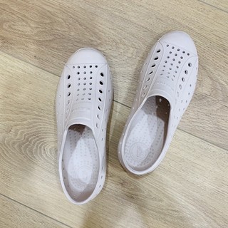 Giày Native Xuất Dư Trắng Đục - Hồng phấn Chính Hảng