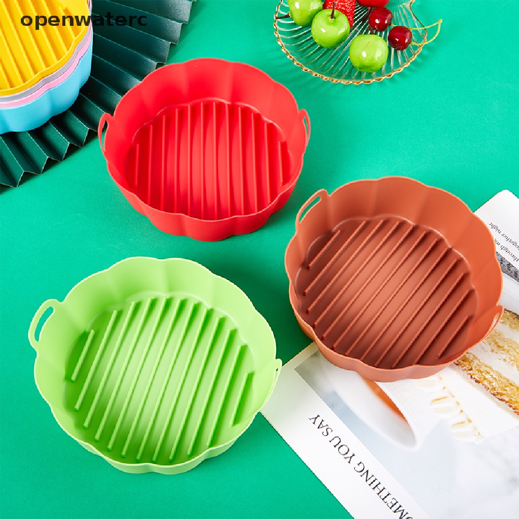 1 Nồi Chiên Không Dầu Bằng Silicone Chống Dính Tái Sử Dụng Được 6.5inch