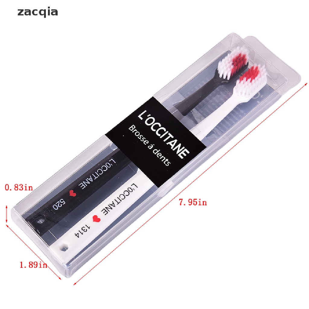 Set 2 Bàn Chải Đánh Răng Nano Thân Thiện Với Môi Trường Cho Người Lớn