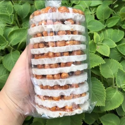 Kẹo đậu phộng 10 miếng tròn - giá sỉ