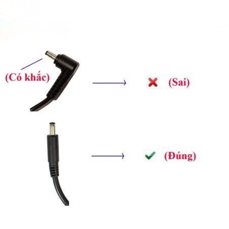 Sạc Laptop Dell Inspiron 3567 3568 7347 7348 3558 3559 XPS 11 13 - 19v 3.34A Chân kim nhỏ - Kèm dây sạc (NEW 100%)