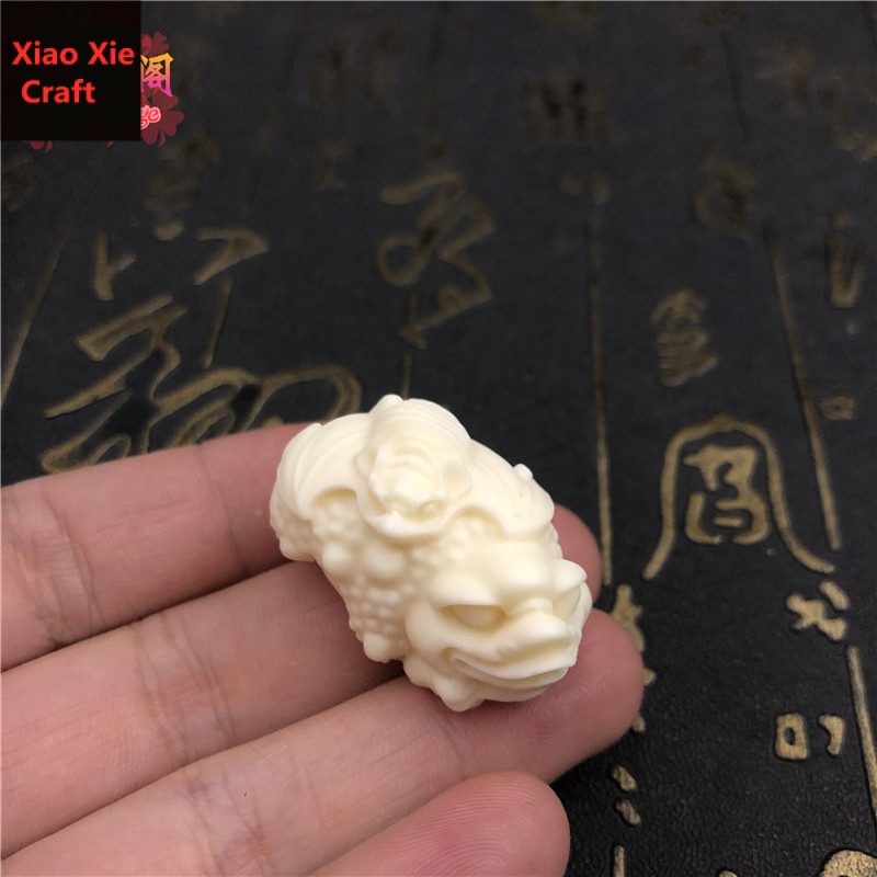 Mặt Dây Chuyền / Móc Khóa Hình Phật Ngồi Tây / Voi Màu Vàng Ngà Cho Nam Và Nữ Miễn Phí Vận Chuyển