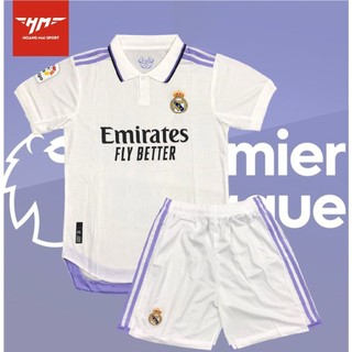 Bộ quần áo bóng đá fex thái clb real madrid trắng
