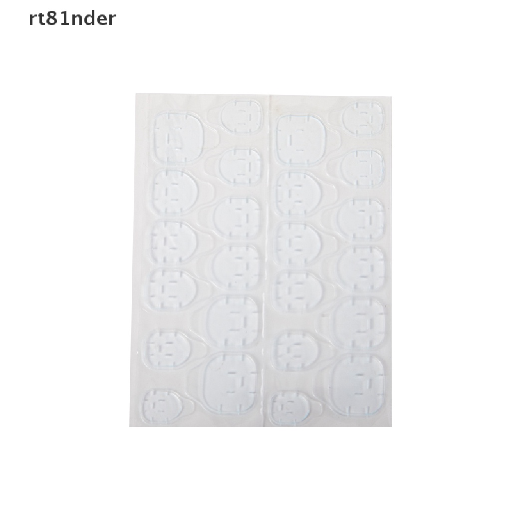 Set 1 / 10 Miếng Dán Nối Móng Hai Mặt Trong Suốt Tự Dính