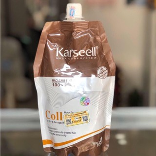 Kem ủ tóc karseell maca power collagen 500ml loại 1 có tem ut09, hàng chính hãng