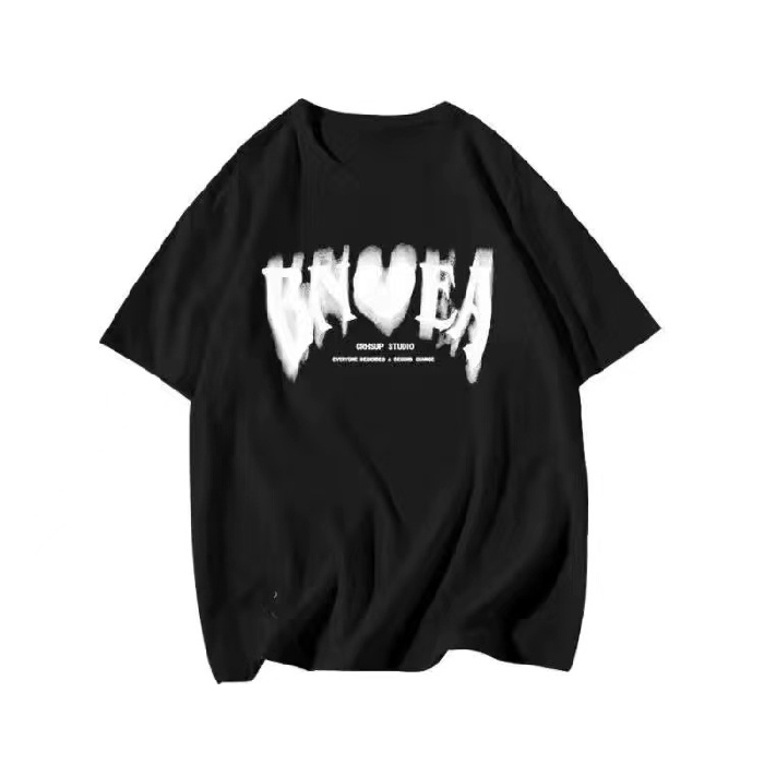 NRVP Áo Thun Unisex Mùa Hè Dáng Suông Tay Cộc Phong Cách Hàn Quốc Cho Nam Nữ