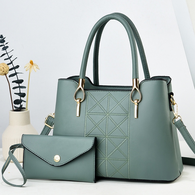 Túi Đeo Chéo Màu Trơn Phong Cách Hàn Quốc Cho Nữ