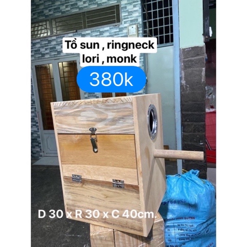 Tổ sinh sản Sun , Xích , Lori , Ringneck, Monk và các dòng cùng size .