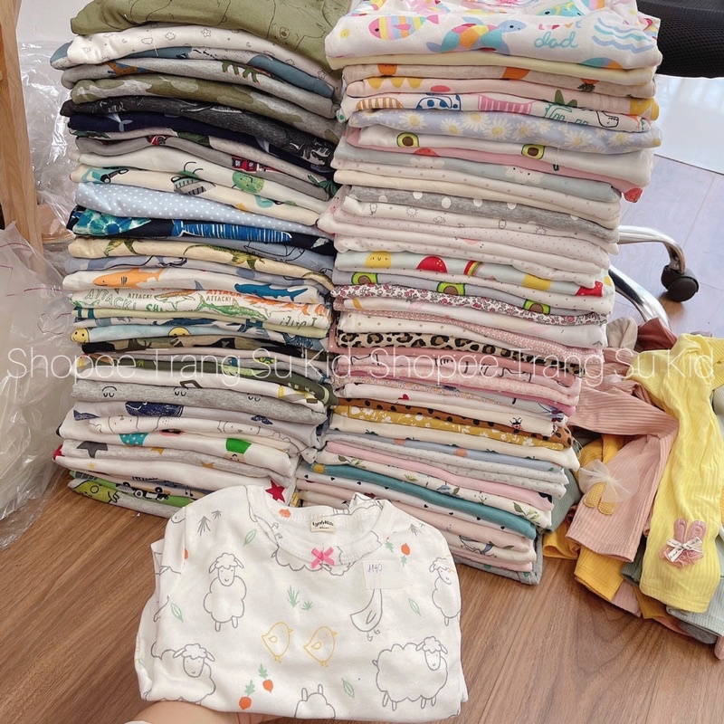 BÉ GÁI - COMBO 3 BỘ COTTON XUẤT DƯ CHO BÉ, BỘ THU ĐÔNG DÀI TAY XUẤT DƯ BÉ GÁI.