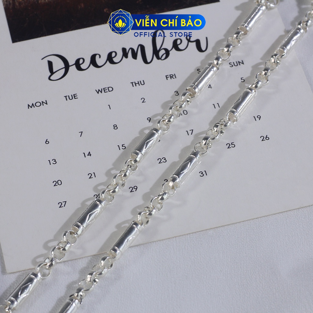 Dây chuyền bạc trẻ em Luis chất liệu bạc 925 thời trang phụ kiện trang sức Viễn Chí Bảo D300041