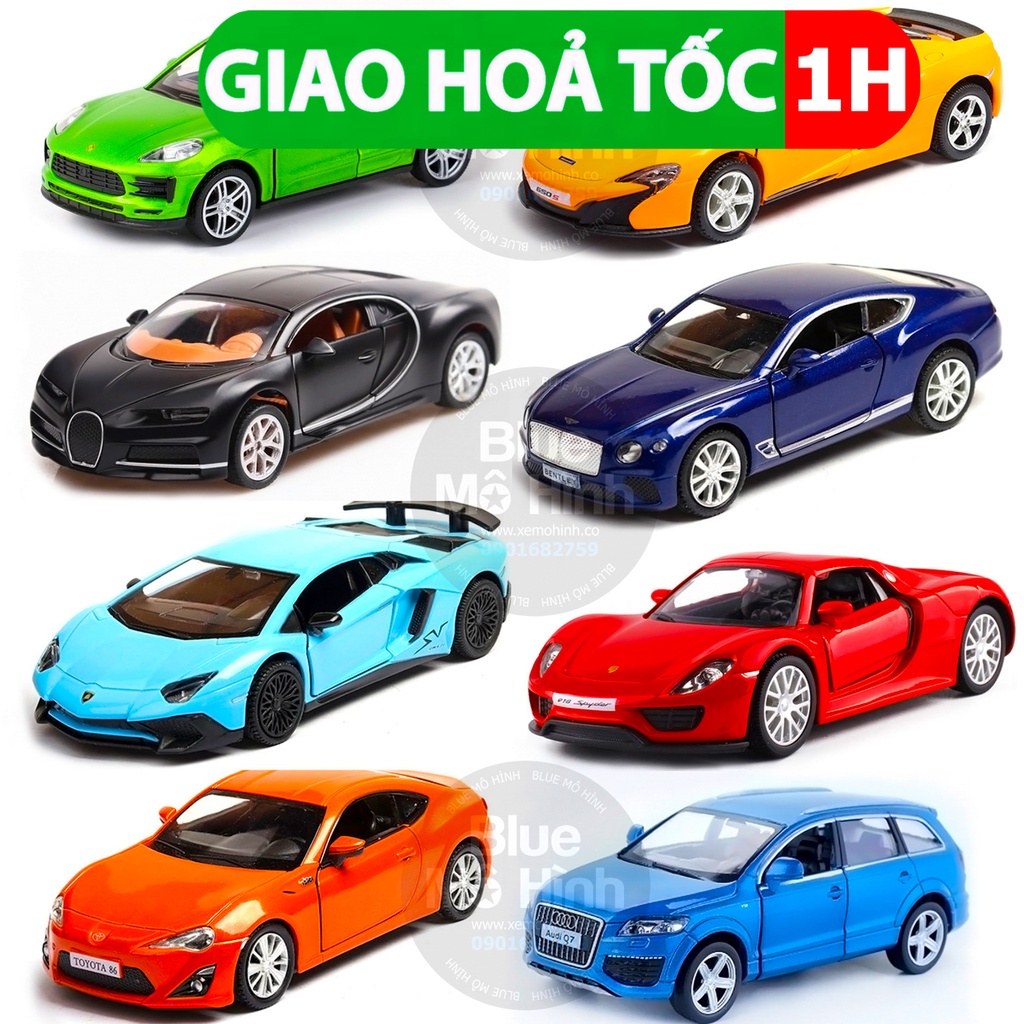 Blue mô hình | Tổng hợp xe mô hình kim loại đồ chơi ô tô 1:36