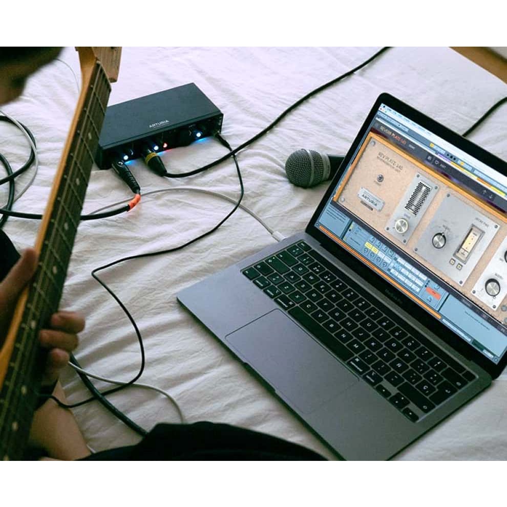 Audio Interface Arturia MiniFuse 1 thiết bị thu âm dành cho Vocal và Nhạc Cụ chính hãng USA