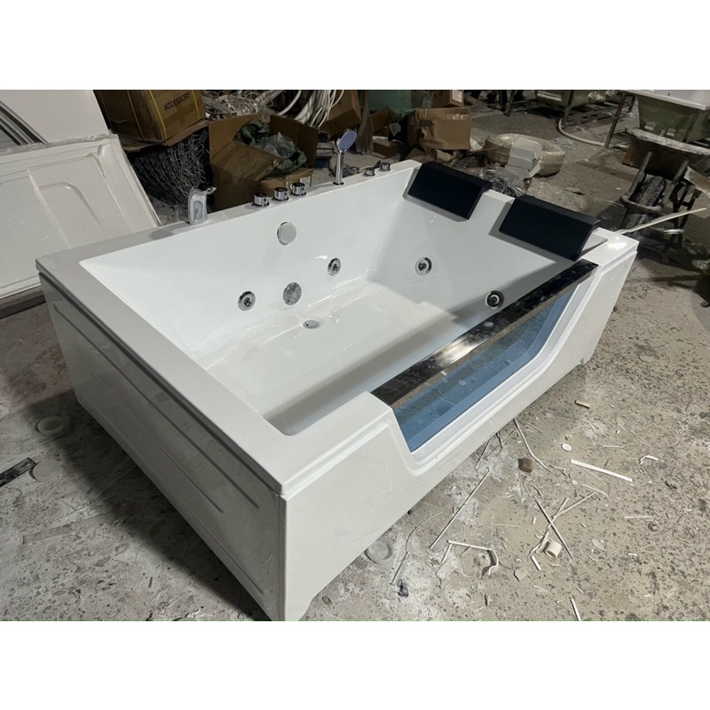 Bồn Tắm Kính Đôi Full chức năng Massage.KT 1700x1100