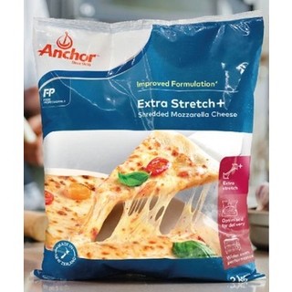 Phô Mai Mozzarella Anchor Bào Sợi - Nguyên túi 2KG - DATE MỚI 2024