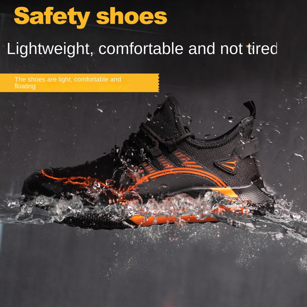 Giày Bảo Hộ Lao Động Mũi Thép Siêu Nhẹ Thoáng Khí An Toàn Size 36-50 Giày Hàn Chống Bỏng Chuyên Dụng Chất Lượng Cao