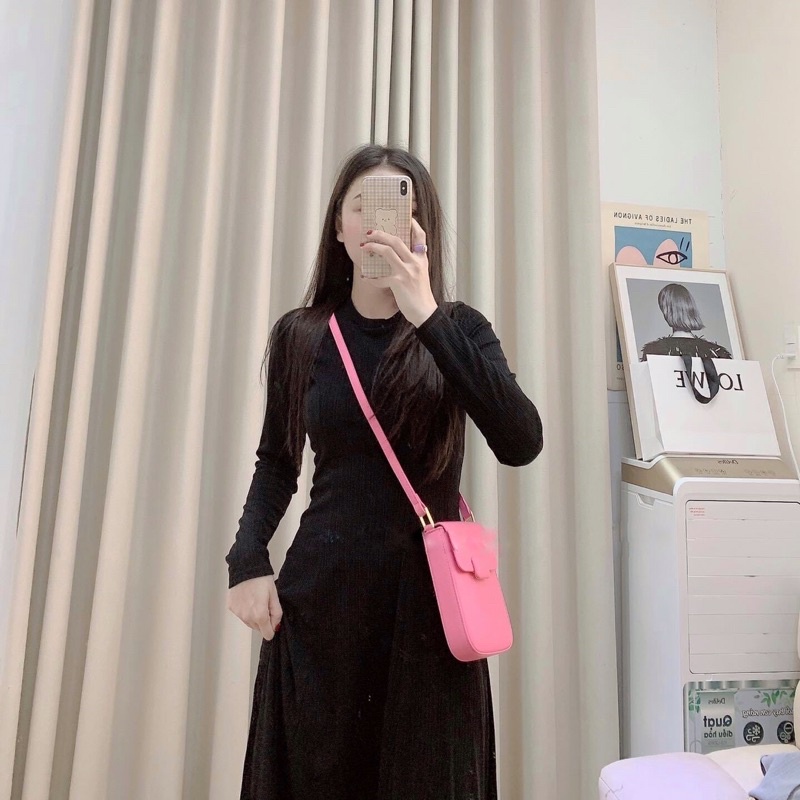 Đầm midi thun trơn - 3 màu