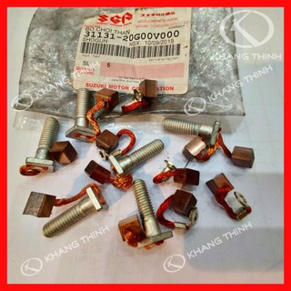 Chổi Than Đề Suzuki Axelo.Shogun.Viva.Smash.Revo.GD ( 1 BỘ GỒM 2 CHI TIẾT)