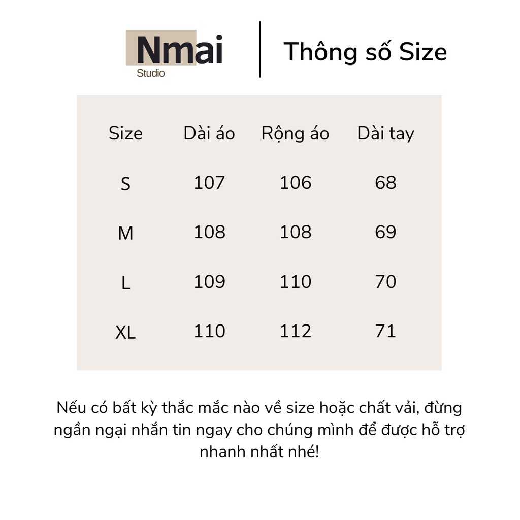 Áo Măng Tô Dáng Dài NMAI Kèm Đai - K0817