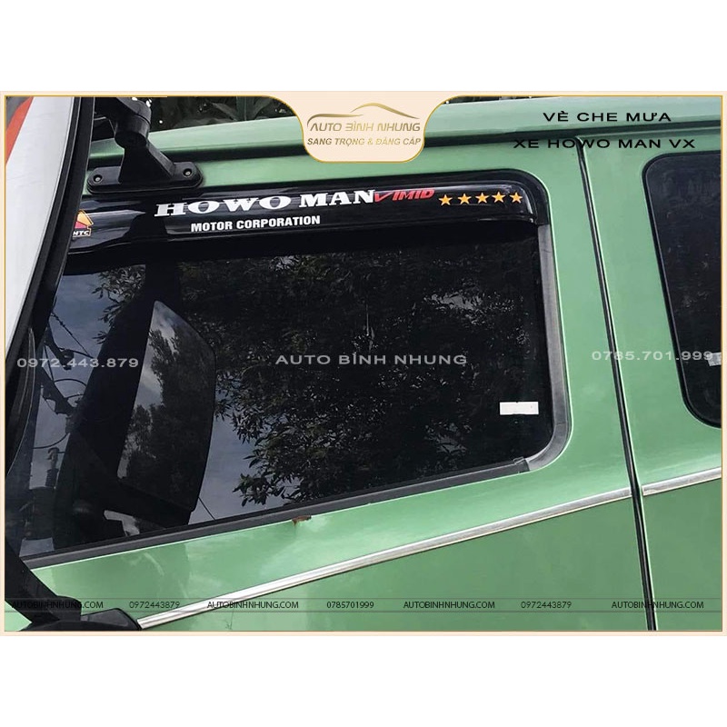 Vè che mưa xe Howo Man VX350, VX240,VX280 ( 1 Đôi )