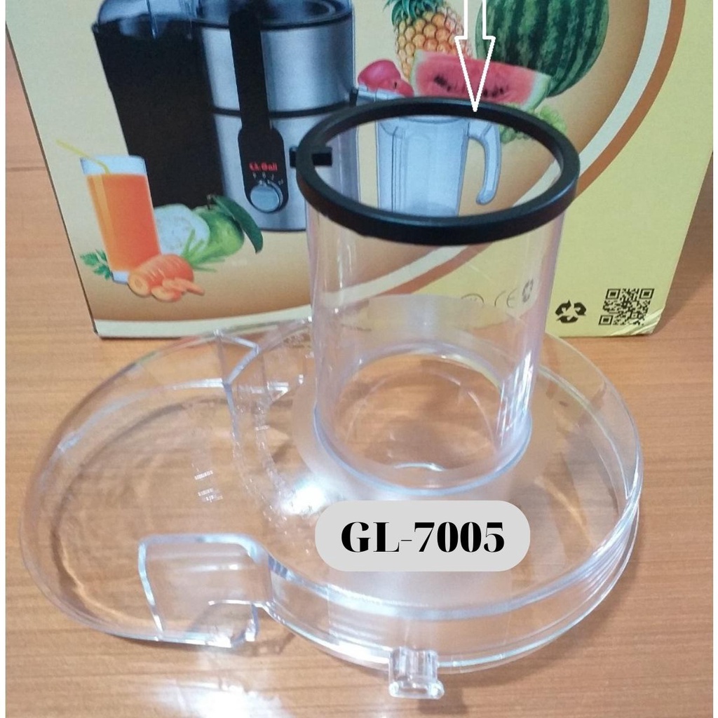 Lưới, nắp chụp máy ép trái cây Gali model 7005 bằng nhựa và inox 304 hàng chính hãng thay thế yên tâm