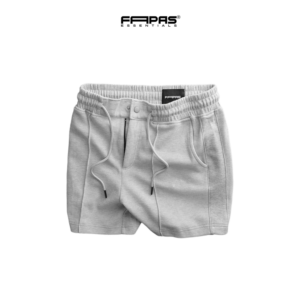 Quần Shorts Nam Lohan SS2 Thêu Logo Tinh Tế Chất Pique Phối Nỉ Mềm Co Giãn Phong Cách Năng Động Form Thoải Mái - FAPAS