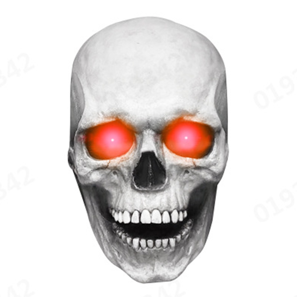 Mặt Nạ Hóa Trang Halloween Hình Đầu Lâu Có Hàm Chuyển Động