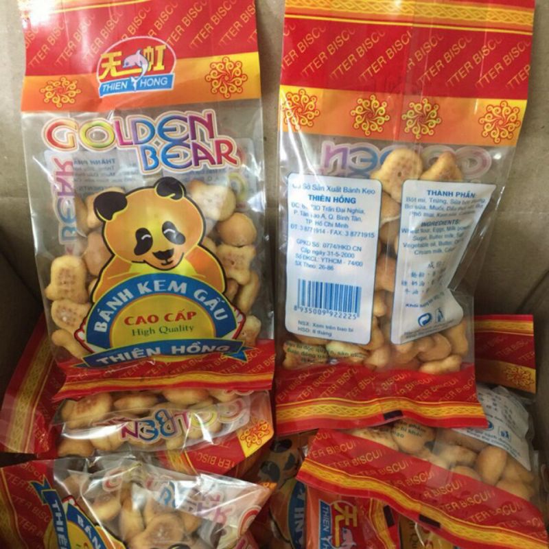 Bánh gấu Thiên Hồng túi 100g/180g