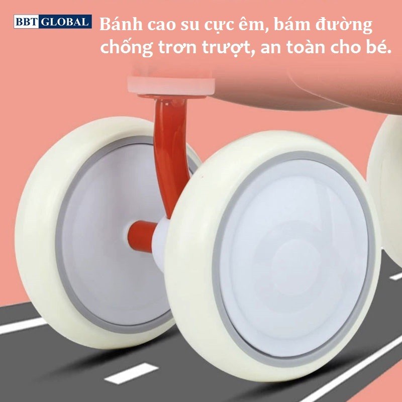 Xe chòi chân cho bé 1 tuổi Q518 BBT Global, Xe chòi chân thăng bằng cho bé, bảo hành 6 tháng toàn quốc