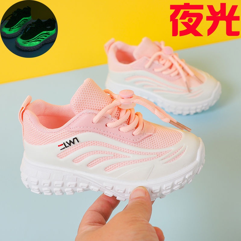 Giày Thể Thao nike2022 Đế Mềm Siêu Nhẹ Dạ Quang Thời Trang Xuân Thu Cho Bé Gái
