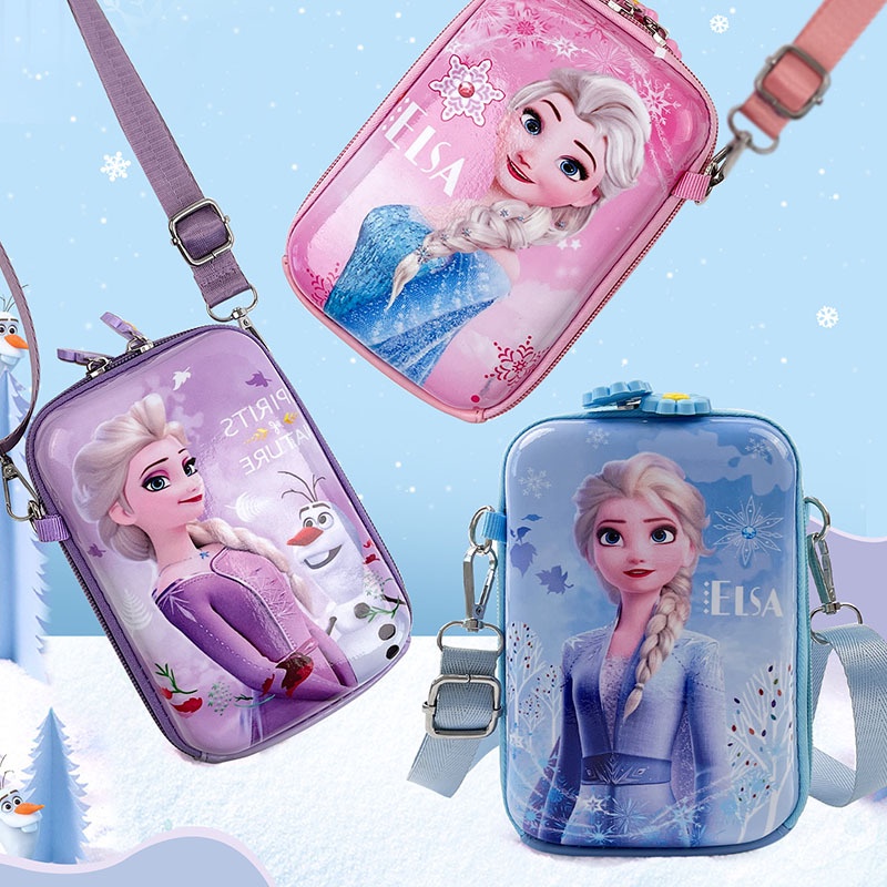 Túi Đeo Chéo Cho Bé Gái thoáng khí chống nước hình ELSA