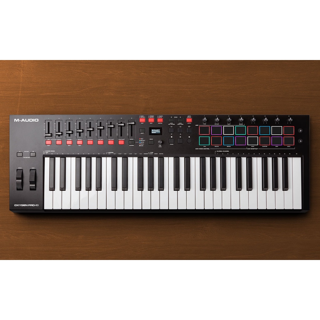 Midi Controller M-Audio OXYGEN PRO 49 - Bàn phím MIDI 49 phím Dòng Pro - Chính hãng