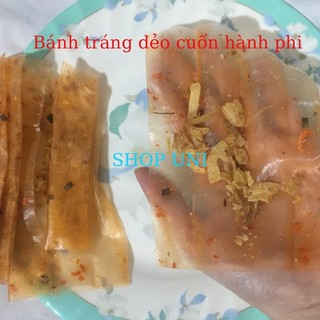 Bánh tráng dẻo tôm cuốn hành phi Tây Ninh