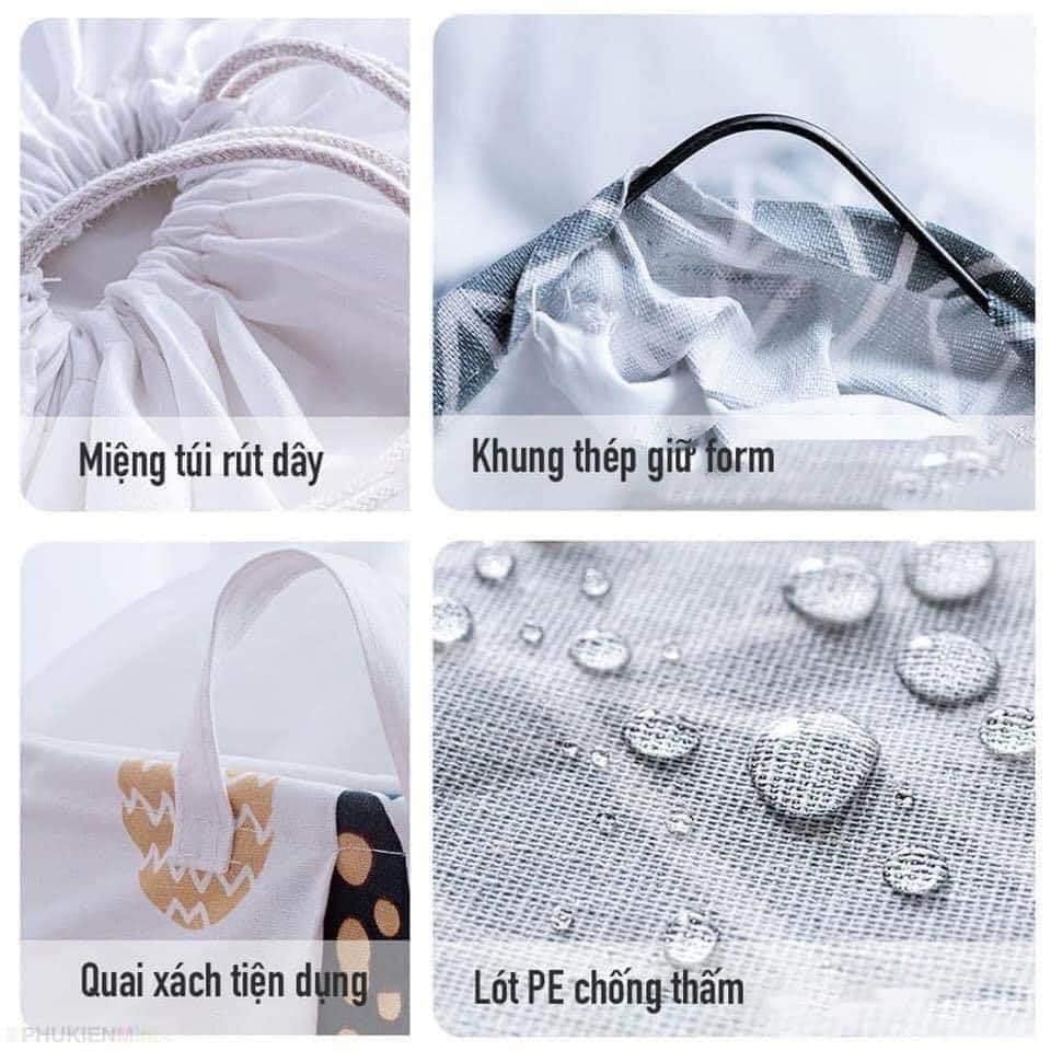 Túi Đựng Quần Áo Chăn Màn Cỡ Lớn 100 lít (nhiều hoạ tiết lựa chọn giao ngẫu nhiên )
