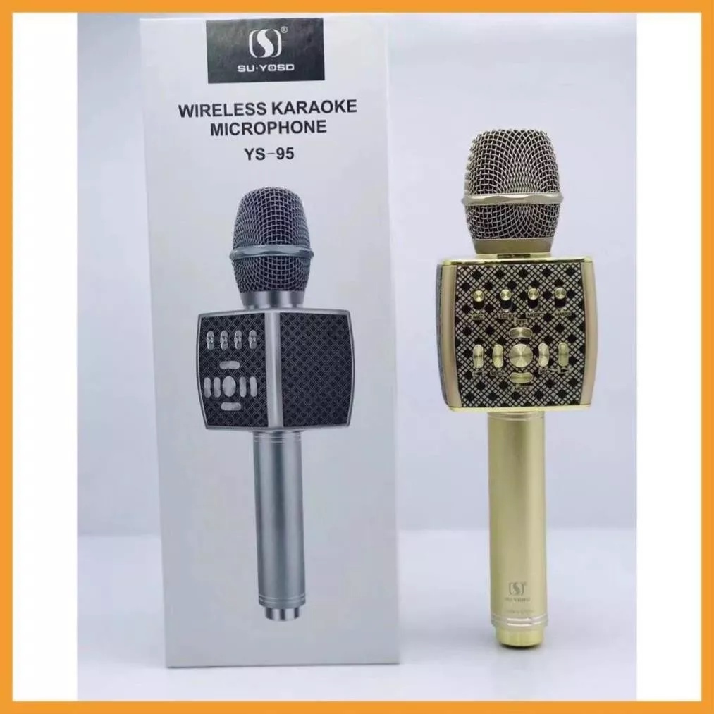 Micro Karaoke Bluetooth YS 95 cao cấp thế hệ mới Micro karaoke bluethooth & YS 98, 91, L-598, SD 17