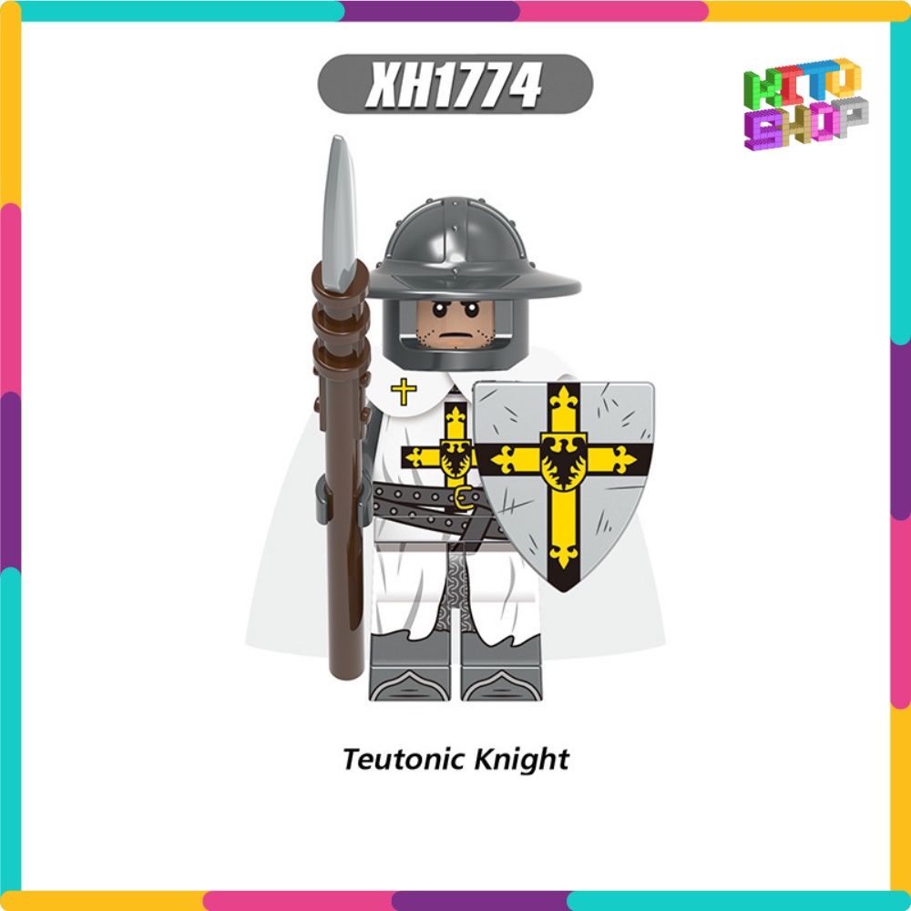 Đồ Chơi Lắp Ráp Minifigures Lính Trung Cổ Chiến Binh La Mã Mô Hình Nhân Vật X0320