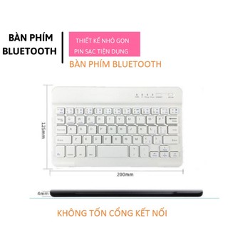 Bàn phím Bluetooth 5.0 Không Dây Cho laptop hãng táo Android Laptop Tablet Pc Smart Phones