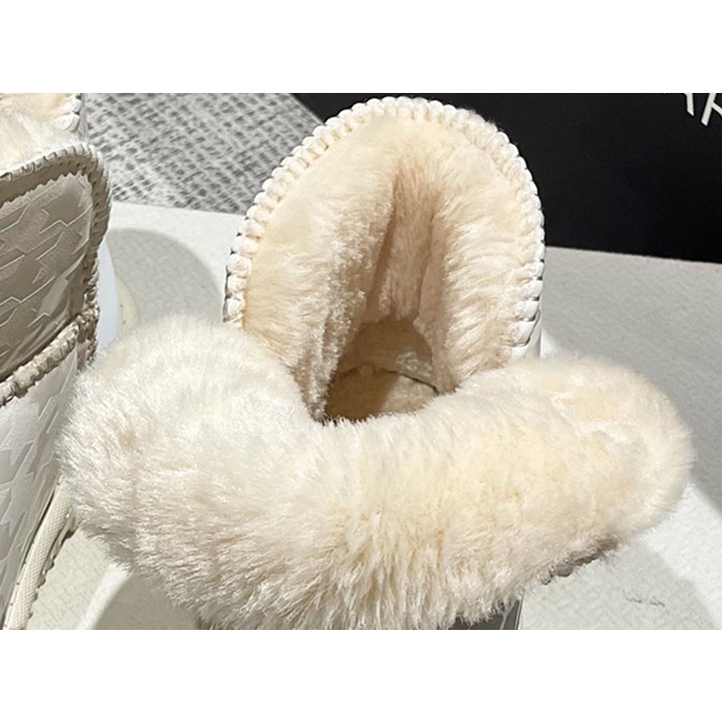 Giày Bốt Đi Tuyết Chống Trượt Chống Thấm Nước Giữ Ấm Cho Nữ