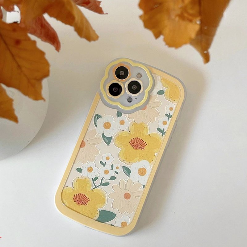 Ốp Điện Thoại Mềm In Hình Hoa Dễ Thương Cho iphone 13 12 11 Pro Max XS Max X XR 7 8 Plus