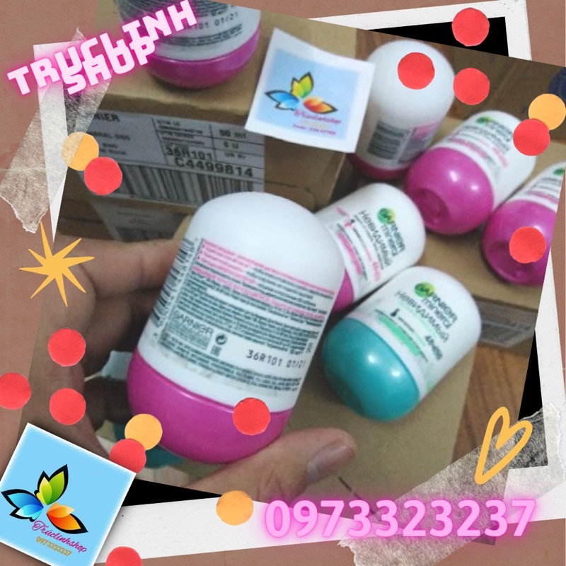 Lăn nách trứng garnier miniral 50ml bảo vệ 48h